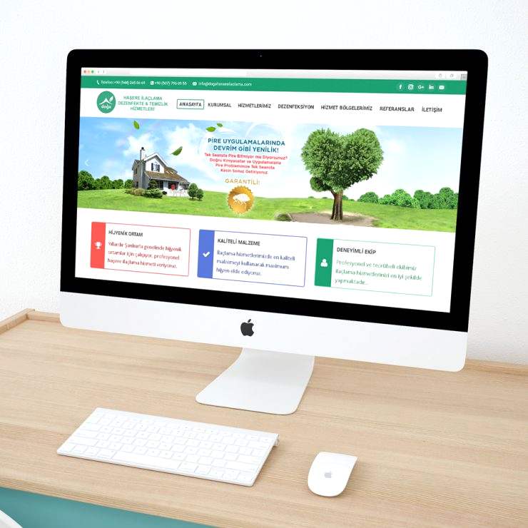 doga hasere ilaclama web tasarim
