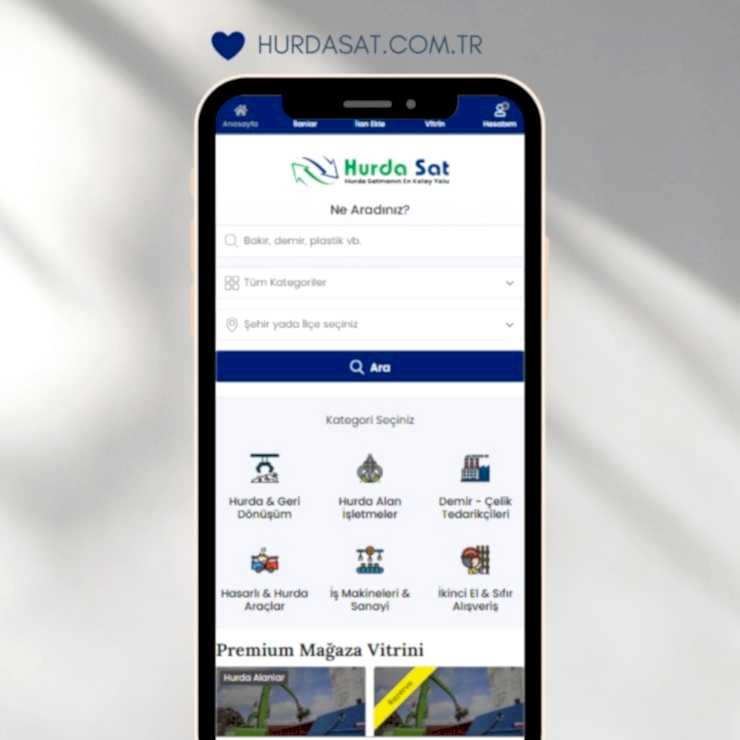 hurda sat mobil web tasarim