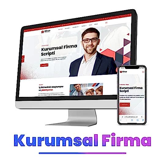 Hazır Kurumsal Firma Sitesi