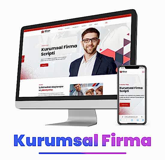 Hazır Kurumsal Firma Sitesi