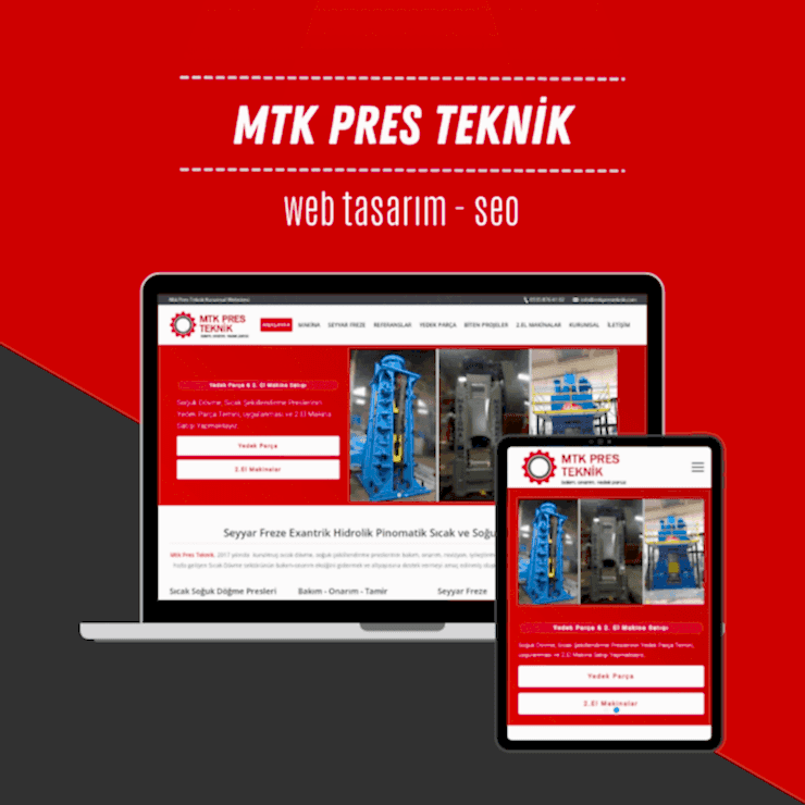 makina web tasarim seo